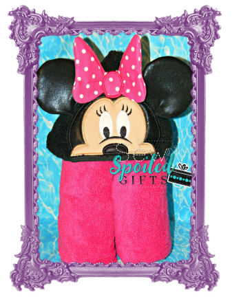 Mrs. Mouse Hooded Towel