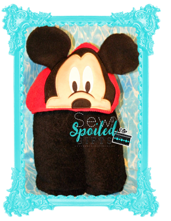 Mr. Mouse hooded towel