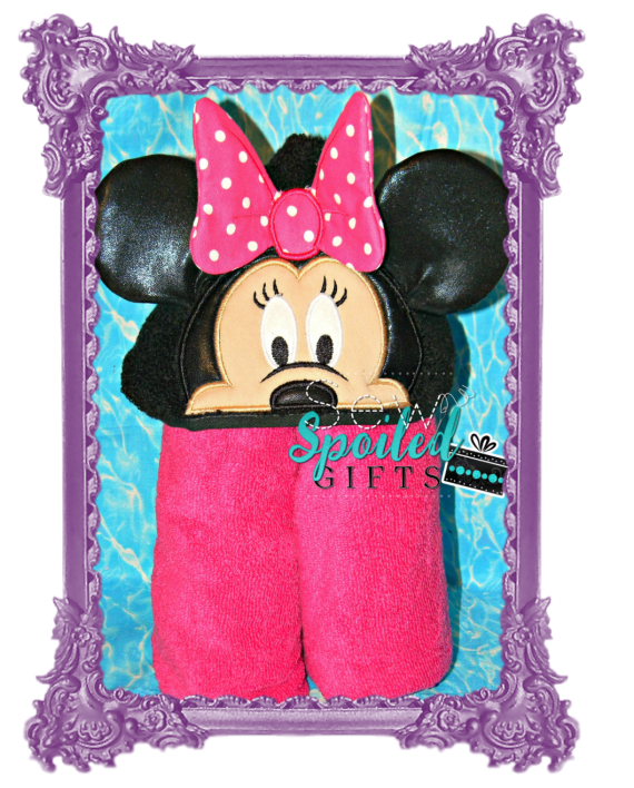 Mrs. Mouse Hooded Towel